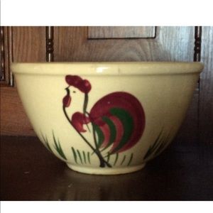 Watt Rooster oven Ware #7 Bowl